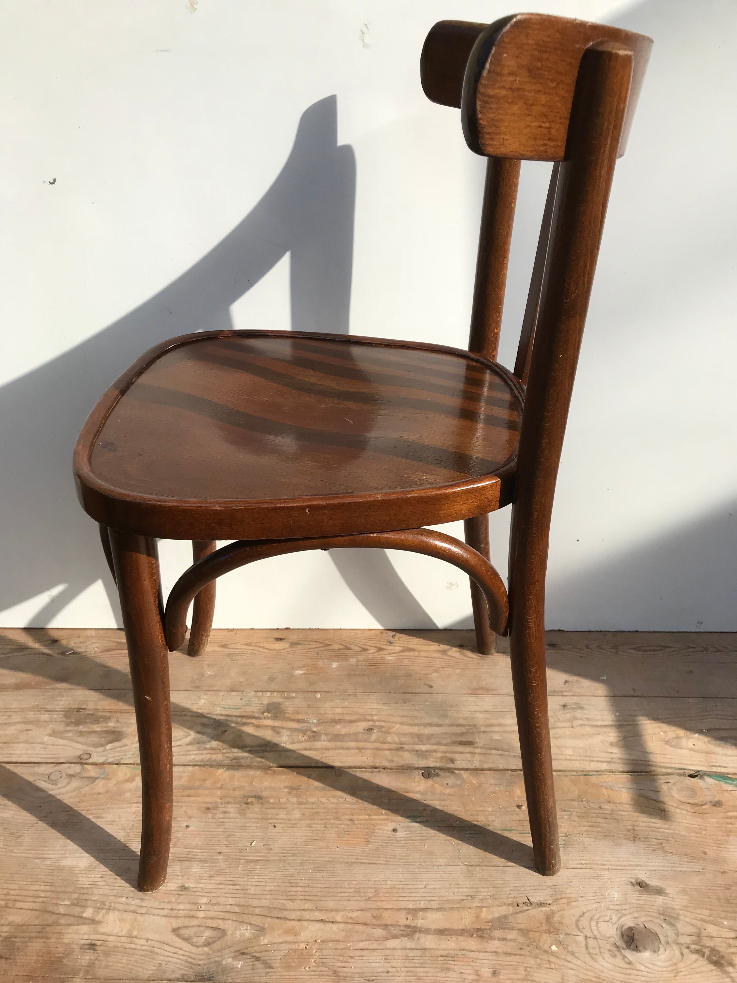Former chair bistro s curved folder 60s vintage