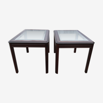 Paire de tables d’appoint, années 1970