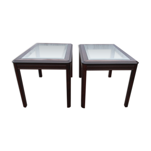 paire de tables d’appoint,