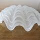 “Shell” wall lamp in gilded brass and frosted glass 1970