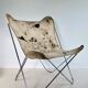 Fauteuil "Papillon"en acier chromé de Gavina Spa, Italie années 70