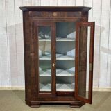 Early 20th century walnut corner cabinet