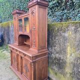 Important two-body buffet in carved walnut – Renaissance style