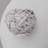Round wicker pot cover