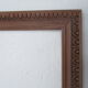 Pair of old wooden frames, oves decoration