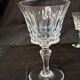 Set of 12 Baccarat Piccadilly Cut Crystal Red Wine Goblets
