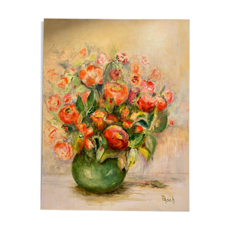 Vase et fleurs