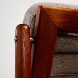 Restored teak armchair by Arne Vodder for Glostrup Møbelfabrik