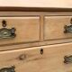 Commode, English slant-front desk, 19th century.