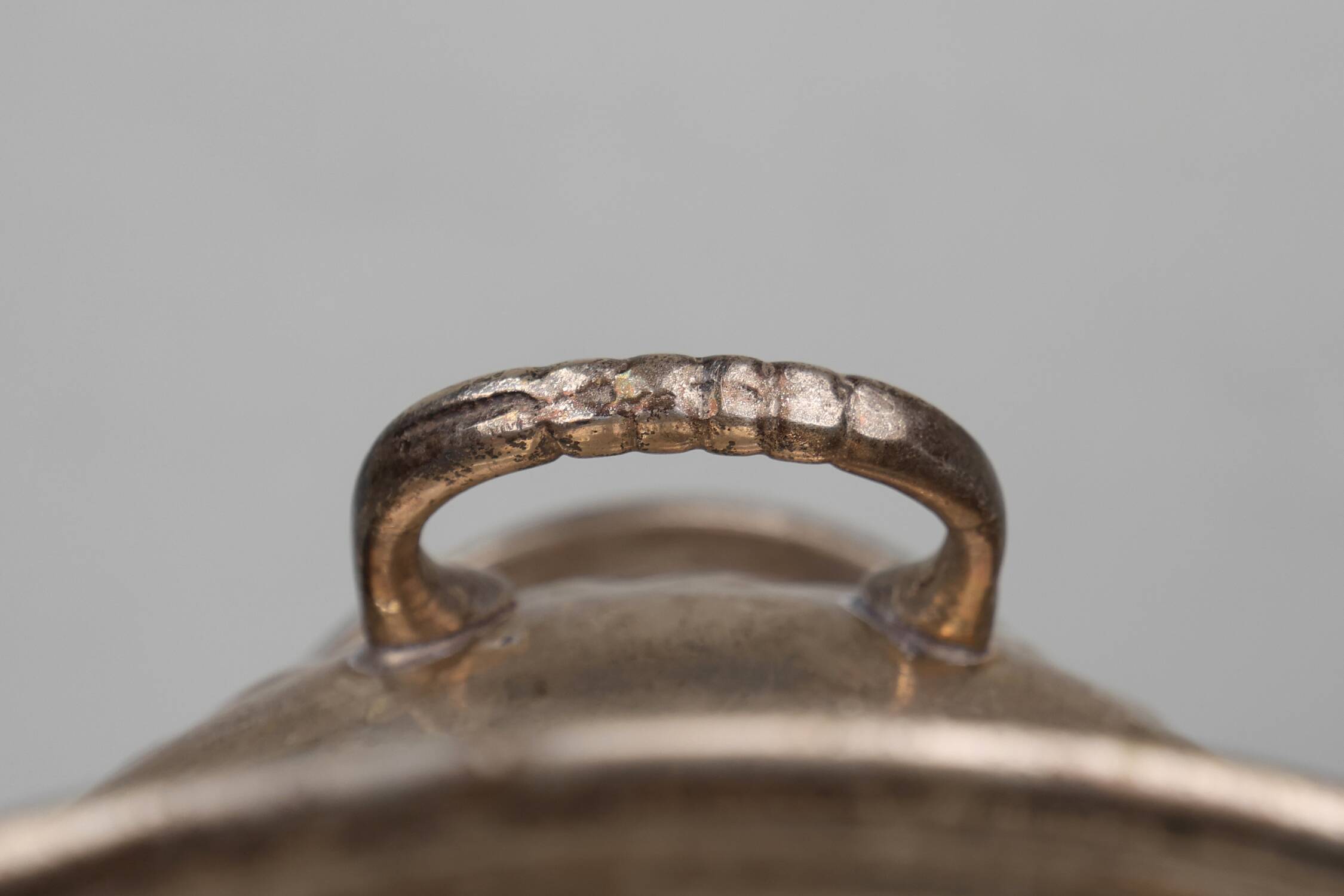 Antique Silver Plated Copper Champagne Bucket in Medicis Shape, 1890s