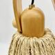 Lampe articulée en bois et corde, années 70