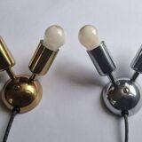 Set of Two Rare Midcentury Wall Lamps Drupol Sputnik, 1970s