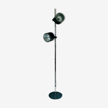 Floor lamp two spots of FAEL Luce, Italy 70s