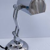 Vintage articulated chrome lamp