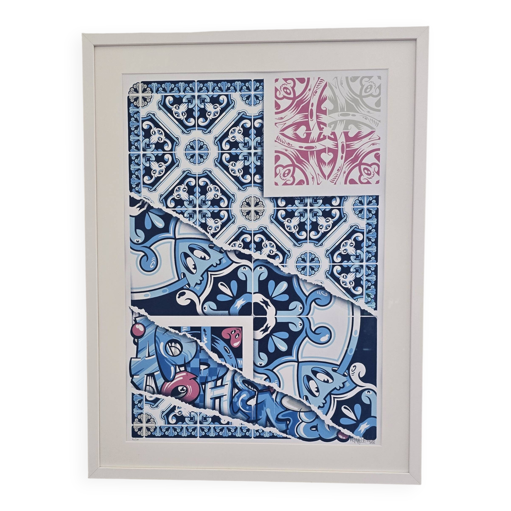 Add fuel - diogo machado (1980) - silkscreen print "apophenia" signed no. 43