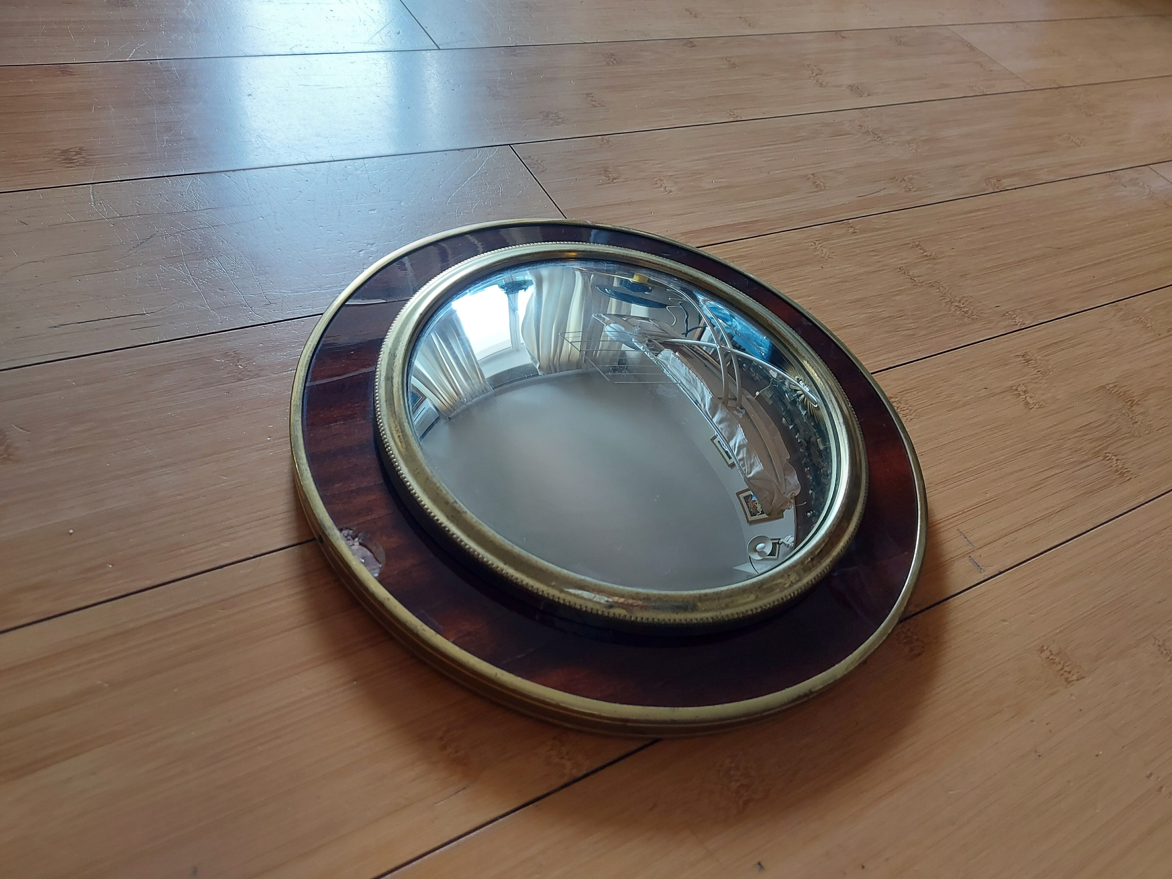 Vintage witch mirror 33cm