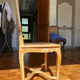 4 chaises « régence » a dossier haut