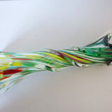 Murano vase in speckled twisted glass 1960s