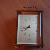 Junghans Meister quartz brass clock