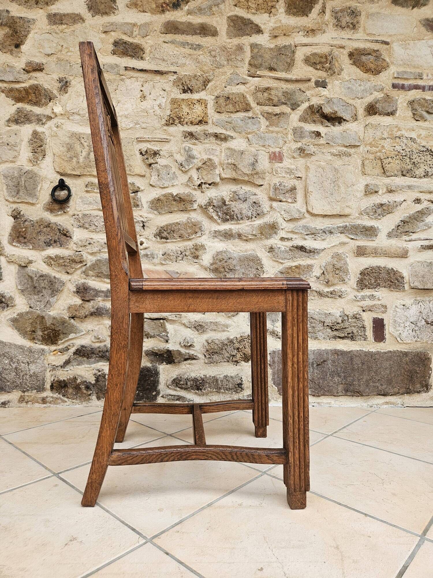 6 chaises art déco