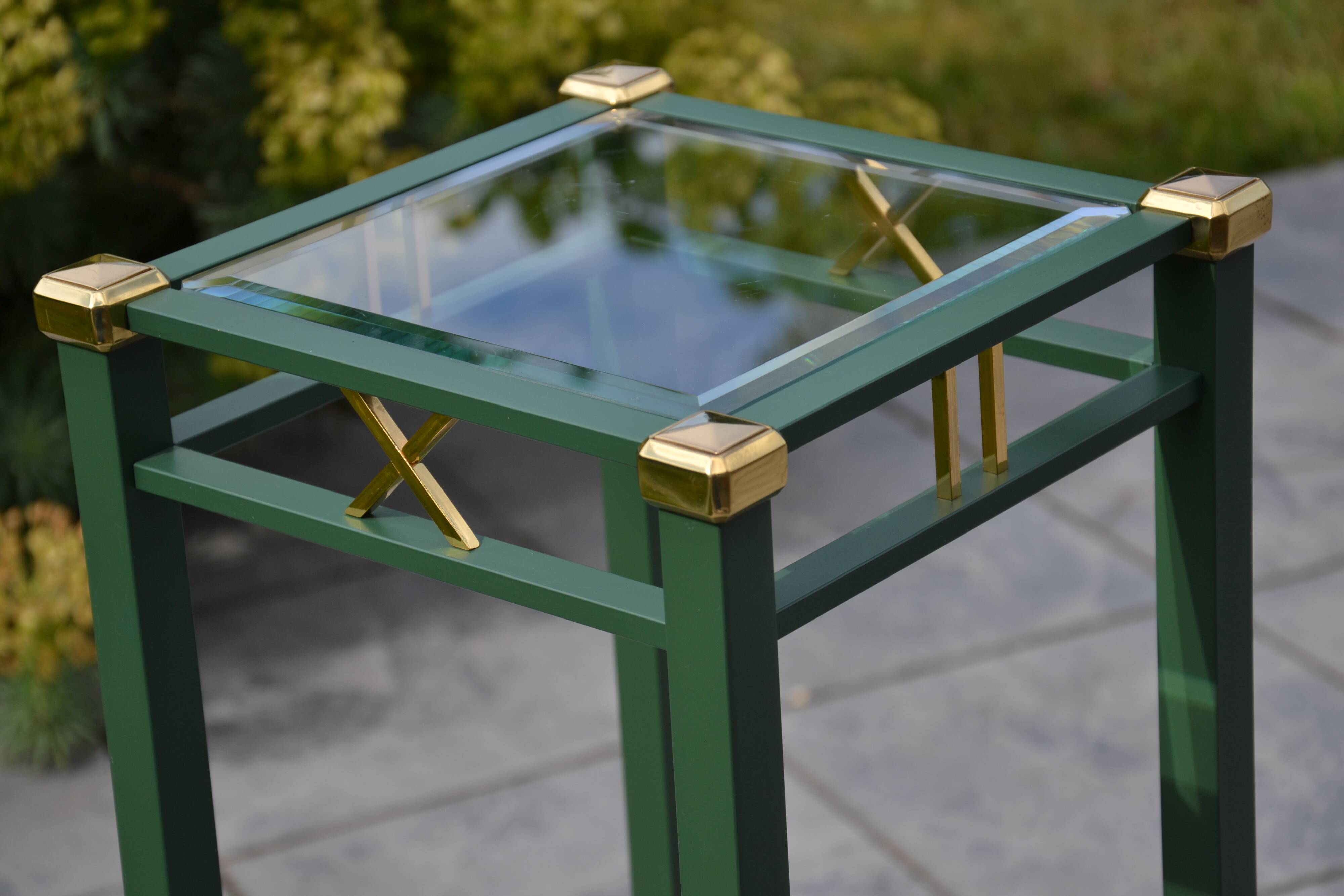 Metal and brass stand Fratelli Orsenigo