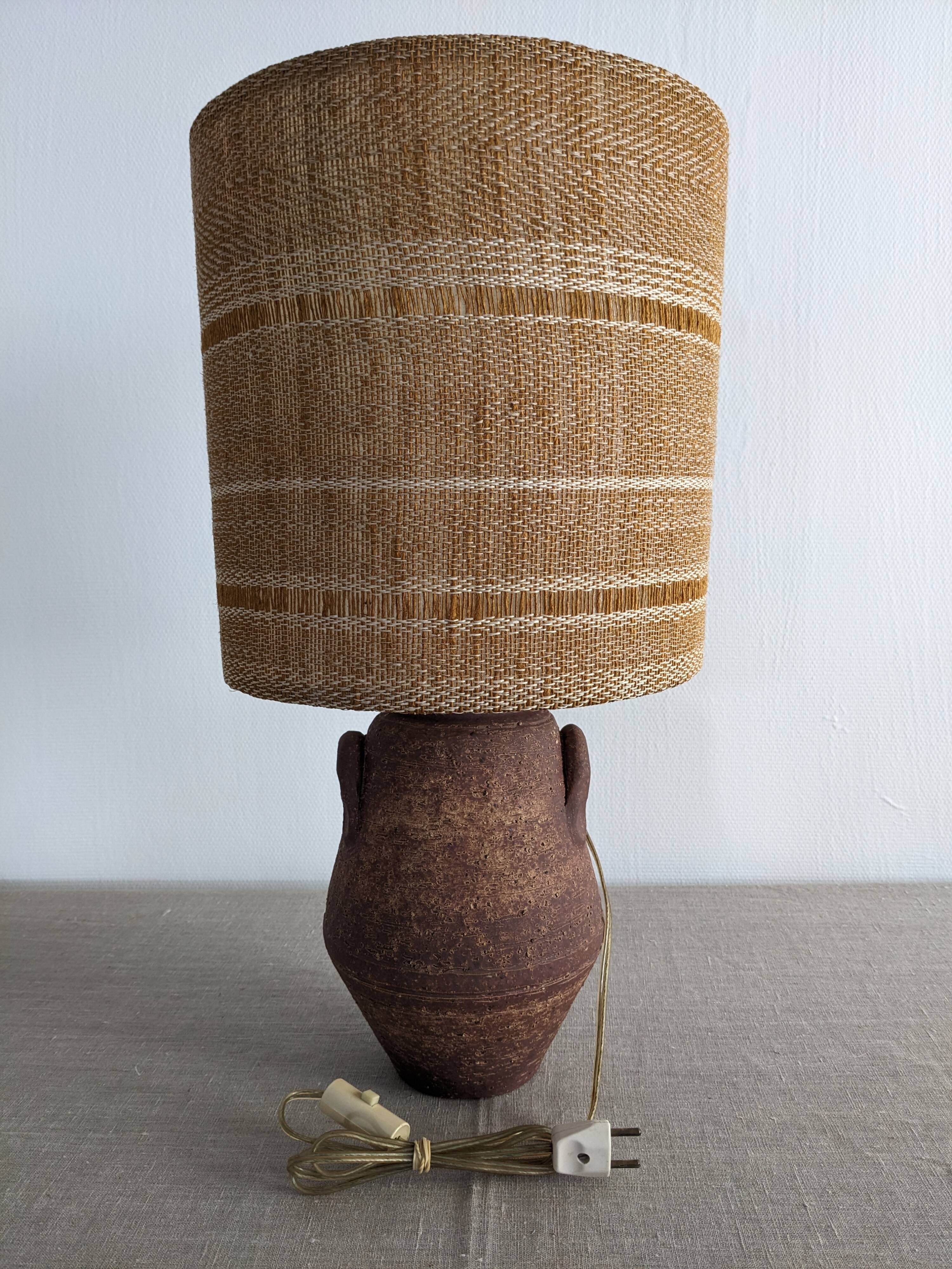 Lampe vintage en céramique des années 50/60