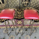 Pair of vintage bar stools 1970