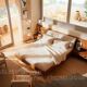 Poliform Morgante – exceptional walnut solid wood bedroom set