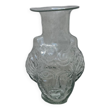 Blown glass vase