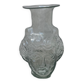 Vase en verre soufflé