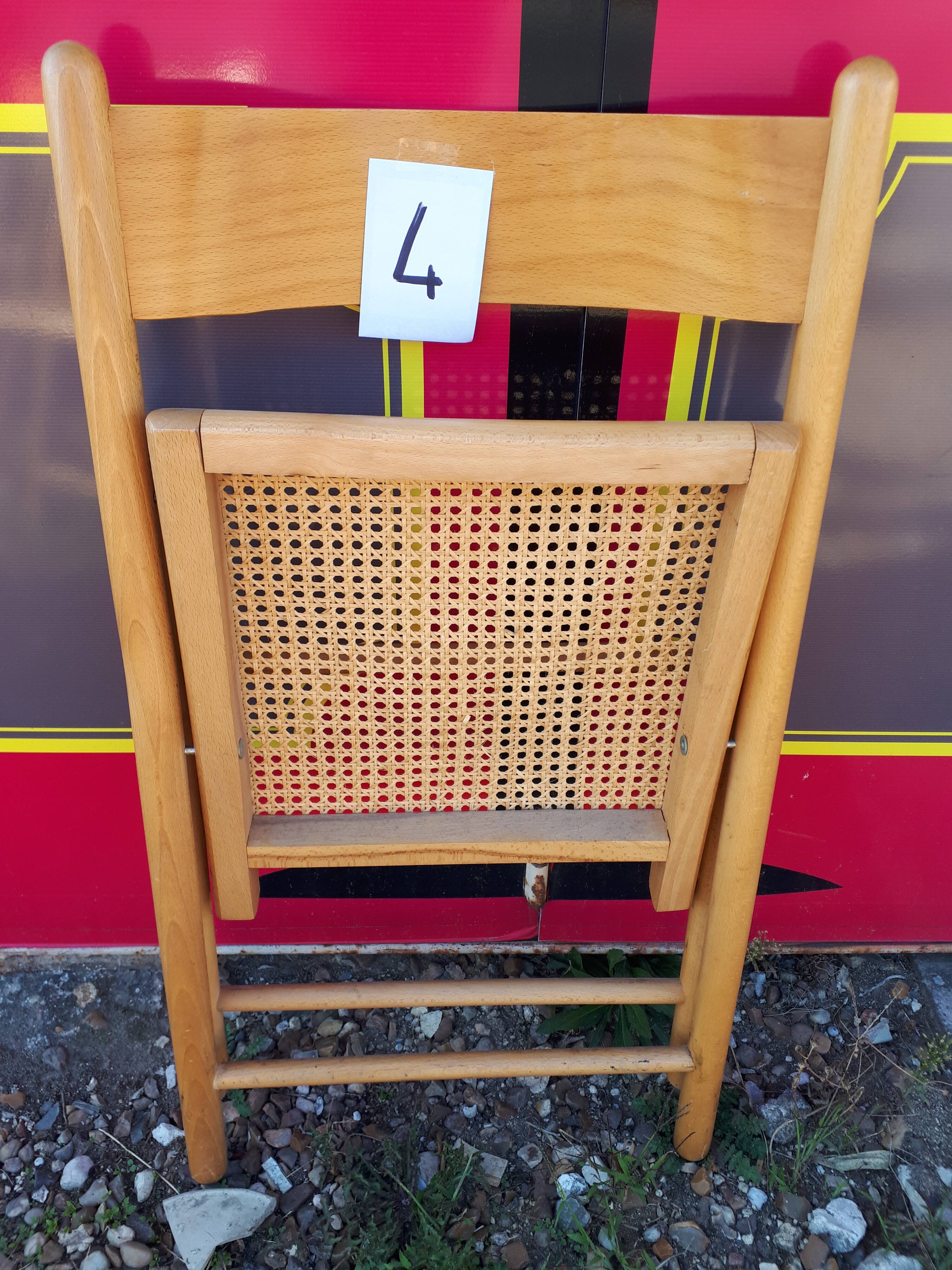 FOLDING CHAIRS CANNEES X 4