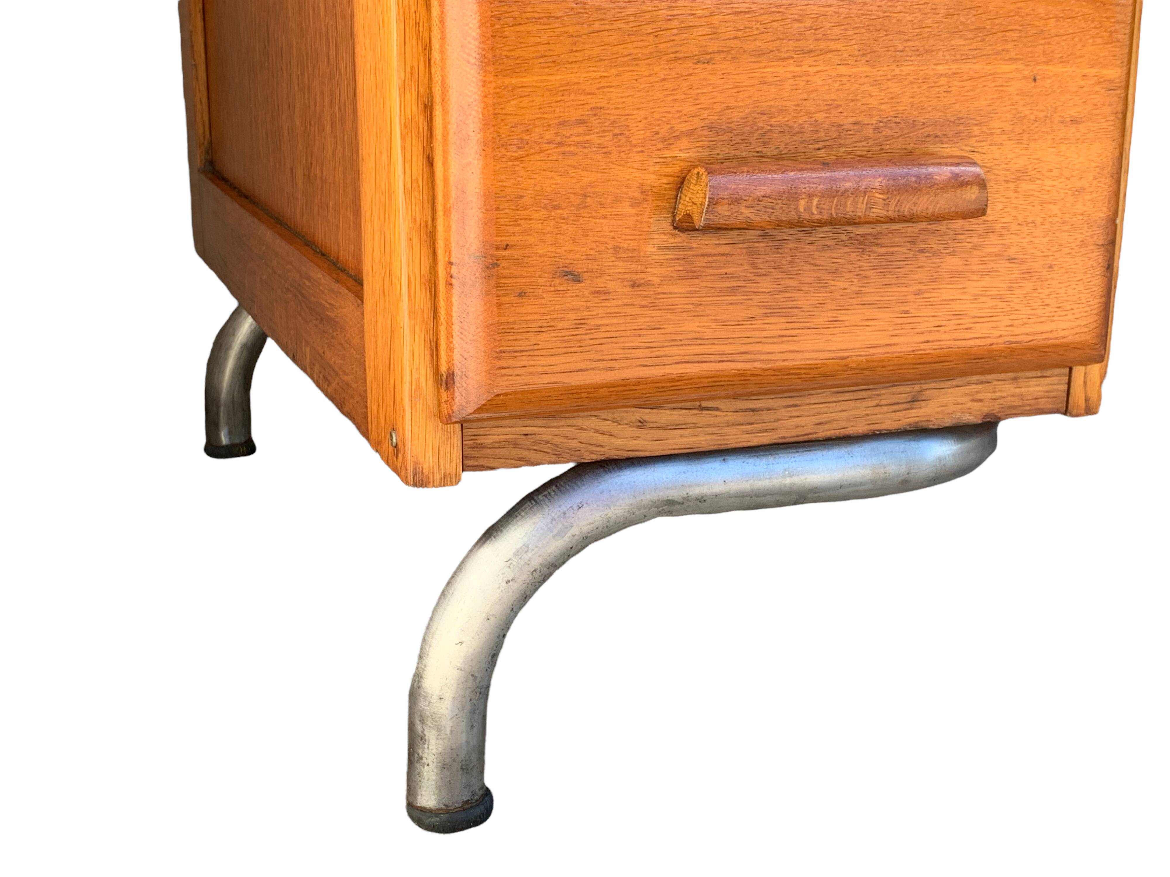 Office schoolmaster 1950 solid oak