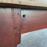 Vintage brasserie table