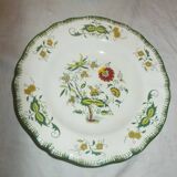 Set of 4 sarreguemines soup plates