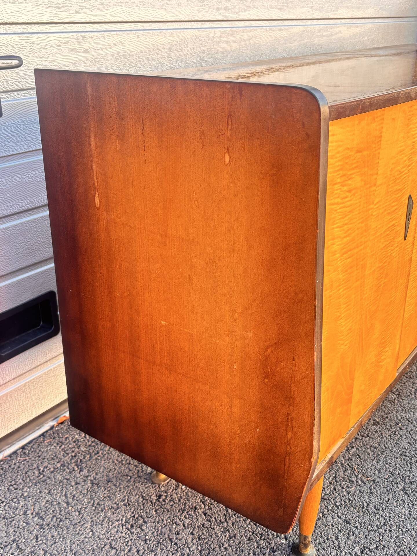 Vintage Scandinavian wooden sideboard – 1960s/70s