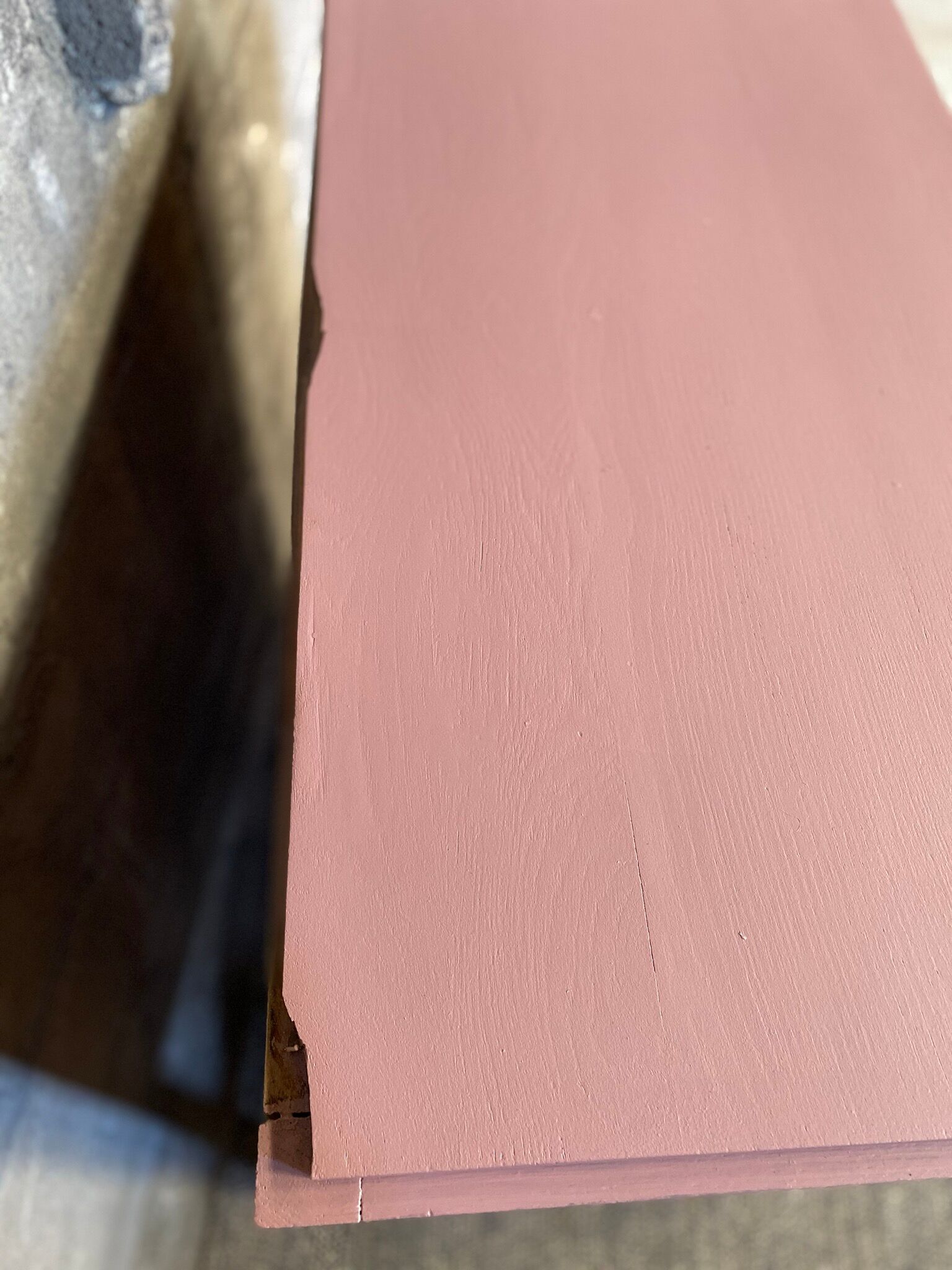 30s Old Rose and Gold chest of drawers