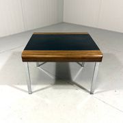 Hans Eichenberger leather coffee-side table Girsberger, Switzerland