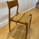 6 chaises vintage bois et corde