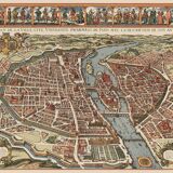 Map of Paris under Louis XIII - 1630