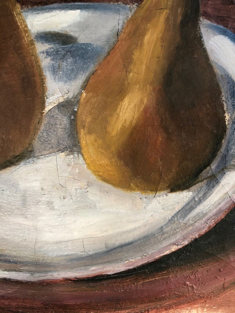 Still life with pears