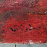 Hst still life bouquet flower in vase by willy jager 1960 germany 1960