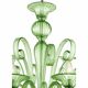 Chandelier en verre de Murano vert vénitien par Simoeng pour Simoeng