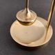 Marine gyroscopic oil lamp in polished solid brass, Ilse Ammonsen for Daproma, Denmark, 1950
