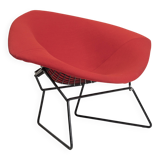 Large diamond chair by Harry Bertoia for Knoll, reupholstered. Circa 1960s