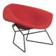 Grand fauteuil Diamond par Harry Bertoia pour Knoll, retapissée. Vers les années 1960.