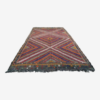 Vintage turkish kilim rug , 295 x 197 cm