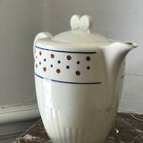 Porcelain teapot signed