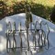 Silver-plated toast rack