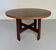 Ancienne table en bois marqueté design Dieter Waeckerlin Idealheim, années 70