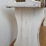 Wooden bench in vintage style.